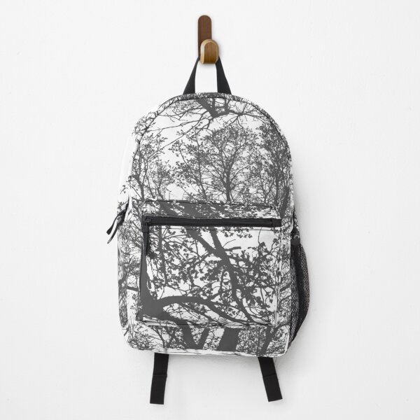 Item preview, Forest background with grey tree branches silhouette designed and sold by by-jwp.