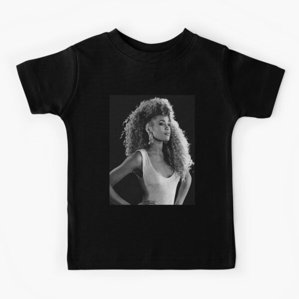 Whitney Houston Imprimé Blanc T-shirt enfant