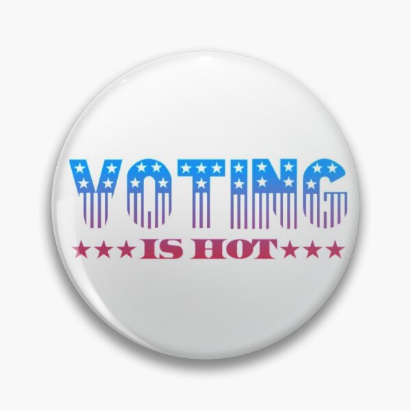Item preview, Voting is Hot designed and sold by FitFabFunny.