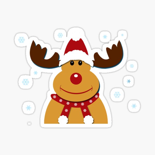 Rudolph the red nosed reindeer Sticker