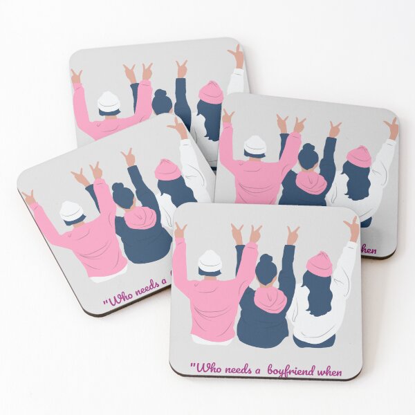 Item preview, Who needs a  boyfriend when you have the best set of friends designed and sold by listenerunknown.