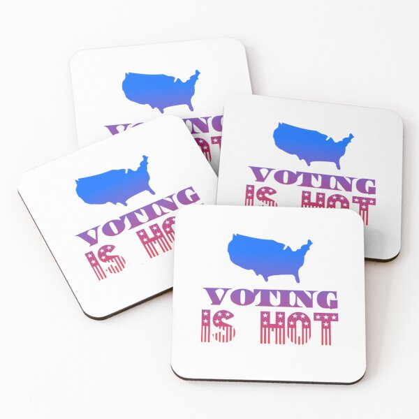 Item preview, Voting is Hot designed and sold by FitFabFunny.