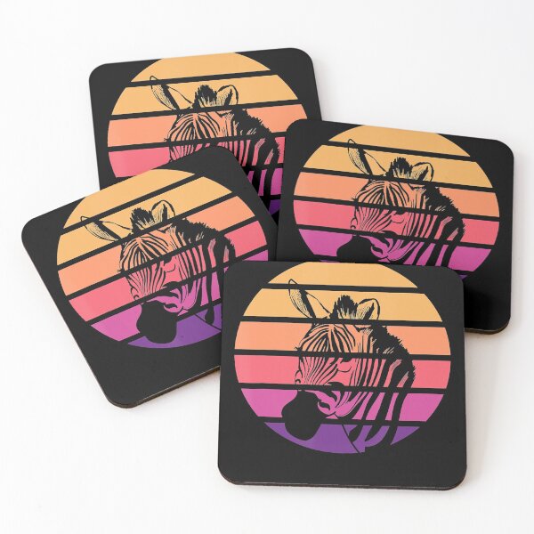 Item preview, Safari Africa Sunset Color Zebra Silhouette Gift Idea Shirt designed and sold by EveElliott.