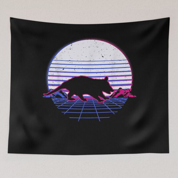 Item preview, Opossum Possum Pet Animal Funny Sunset Retro Vintage Gift designed and sold by JanelAmico.