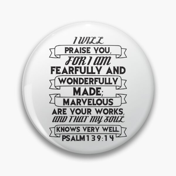 Item preview, Psalm 139:14 designed and sold by plushism.