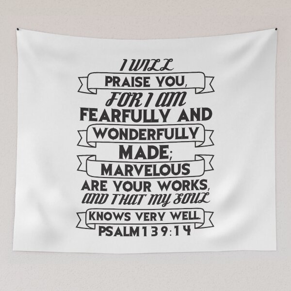 Item preview, Psalm 139:14 designed and sold by plushism.