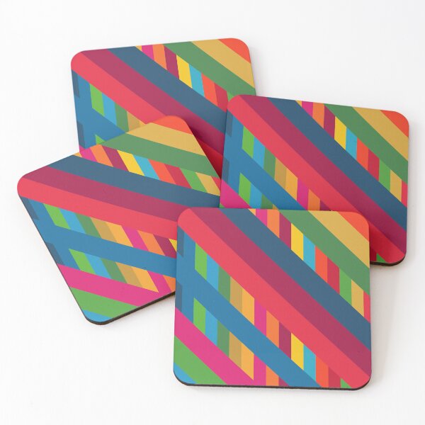 Item preview, colorful sloped pattern - sloped stripes - vertical stripes designed and sold by greatnorris.