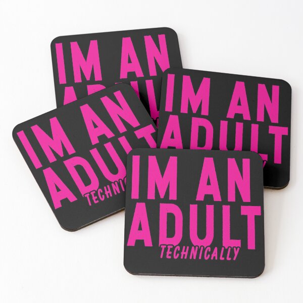 Item preview, Im an adult technically woman's funny sarcasm gift  designed and sold by DopeDesign1.