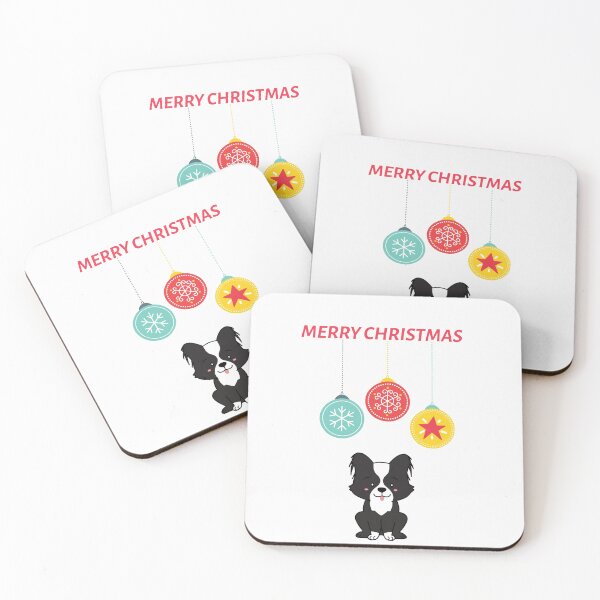 Item preview, Border Collie Merry Christmas designed and sold by joabaj.