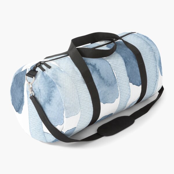 Item preview, Pastel blue watercolour pattern - lines and blobs designed and sold by JellyBeenzz.