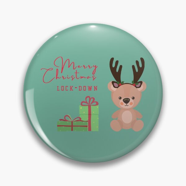 Item preview, Merry Christmas lock-down teddy bear  designed and sold by NomadMessenger.