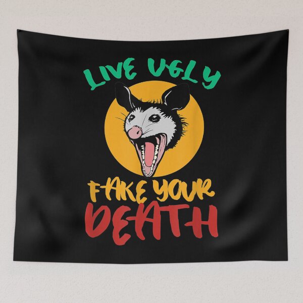 Item preview, Possum Live Ugly Fake your Death Opossum Team Trash designed and sold by JanelAmico.