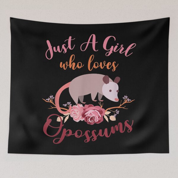 Item preview, Possum Just a Girl Who Loves Opossum Team Trash Gift designed and sold by JanelAmico.