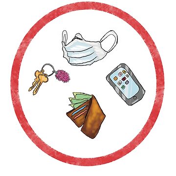 Artwork thumbnail, The Essentials - Mask Phone Wallet Keys, Don't Leave Home Without Them by ahess101