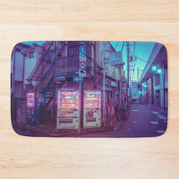 Item preview, Japanese Vending Machine at dawn in Tokyo Streets designed and sold by TokyoLuv.