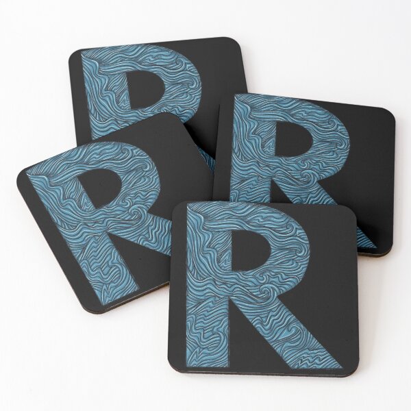 Item preview, R letter wave design designed and sold by SidTastic .