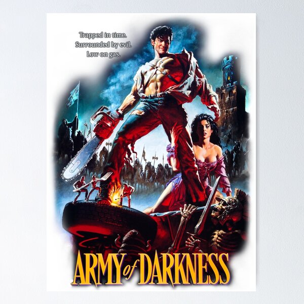 ARMY OF DARKNESS - EVIL DEAD 3 - RAIMI / CAMPBELL - ORIGINAL LARGE MOVIE  POSTER