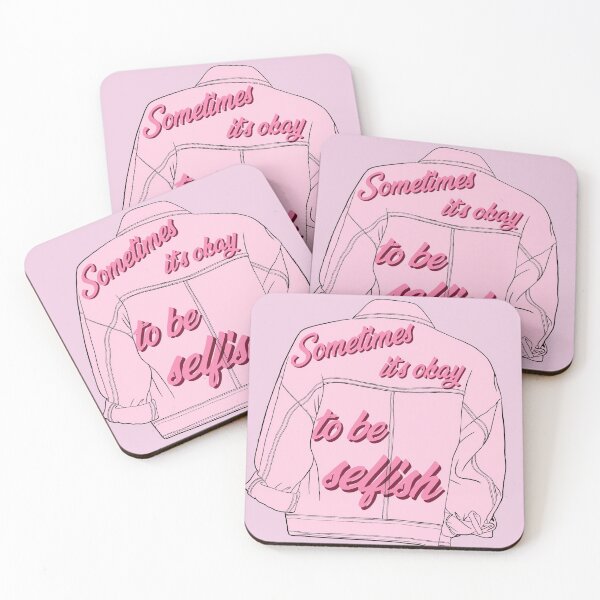 Item preview, It's okay to be Selfish Jacket designed and sold by PinkRye.