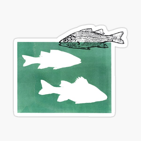 White Perch #2 Sticker