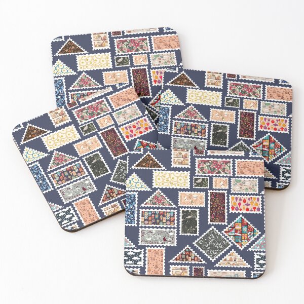 Item preview, Stamps Pattern designed and sold by space-kitten.