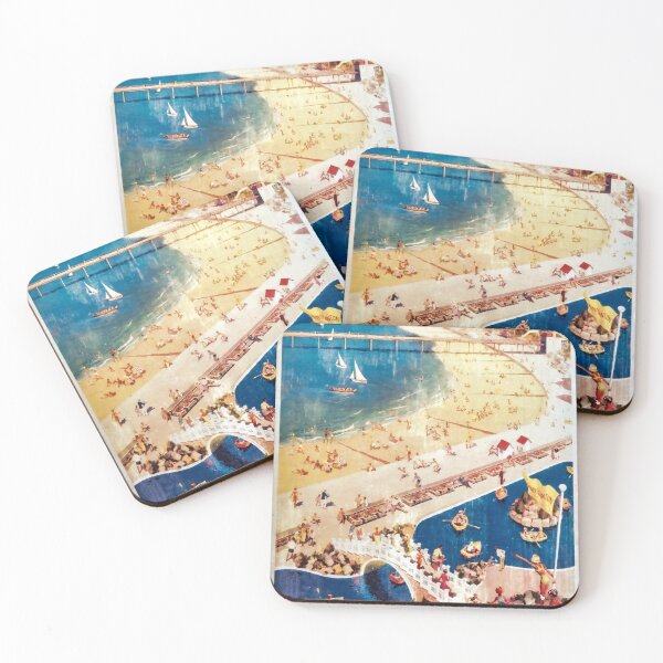 Item preview, retro Hunstanton designed and sold by CorasPosters.