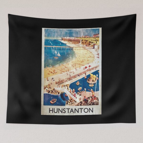 Item preview, retro Hunstanton designed and sold by CorasPosters.