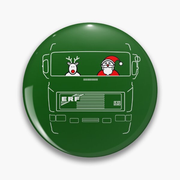 Item preview, ERF E Series classic British lorry white outline Christmas special edition  designed and sold by soitwouldseem.