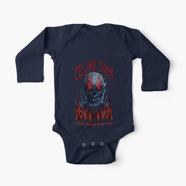 Celine Dion Lustiger Death Metal Baby Body Langarm