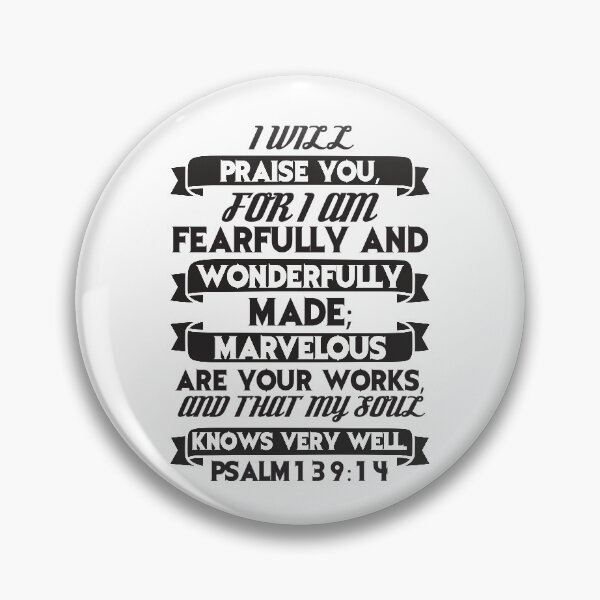 Item preview, Psalm 139:14 designed and sold by plushism.