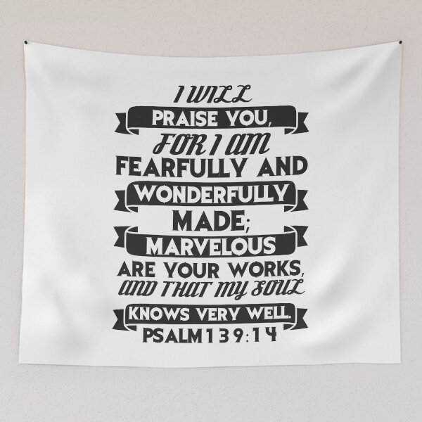 Item preview, Psalm 139:14 designed and sold by plushism.