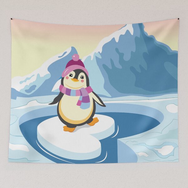 Item preview, Cute Penguin On An Iceberg designed and sold by danikaVT.