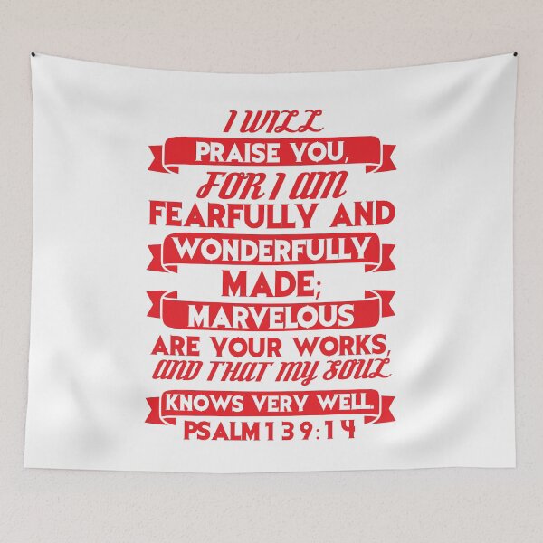 Item preview, Psalm 139:14 designed and sold by plushism.
