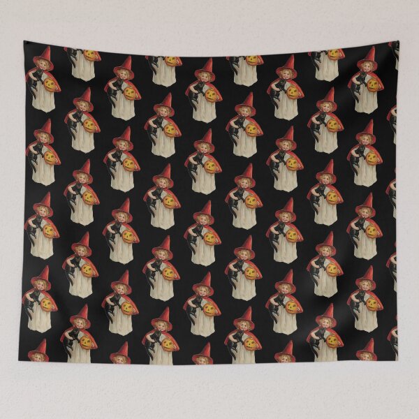 Item preview, Little Witch With Kitty And Pumpkin designed and sold by KGBird.