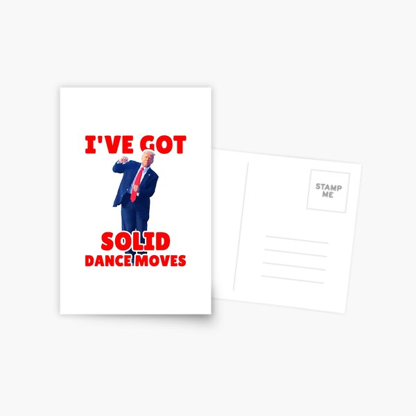 Vista previa del artículo con la obra «Donald Trump Dancing Dance Moves 2020 Rally MAGA», diseñado y vendido por snaccapparel.