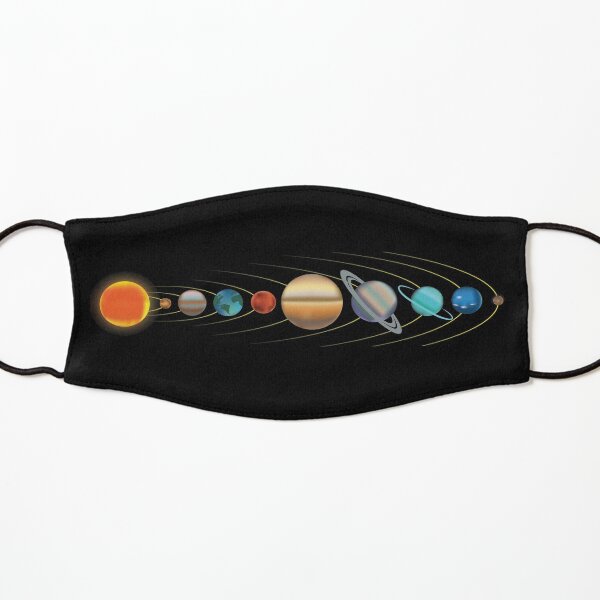 solar system planets realistic Kids Mask