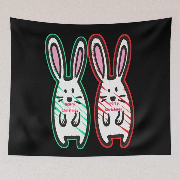 Item preview, Twins rabbit  designed and sold by Hamaridukaan.