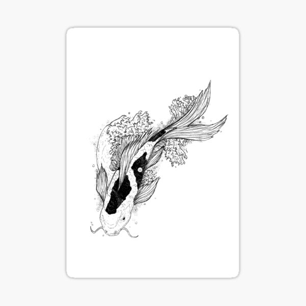 Space Koi Sticker