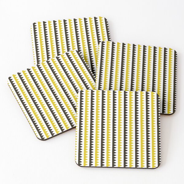 Item preview, Geometric Pattern 189 (mustard) designed and sold by Geometric Patterns.