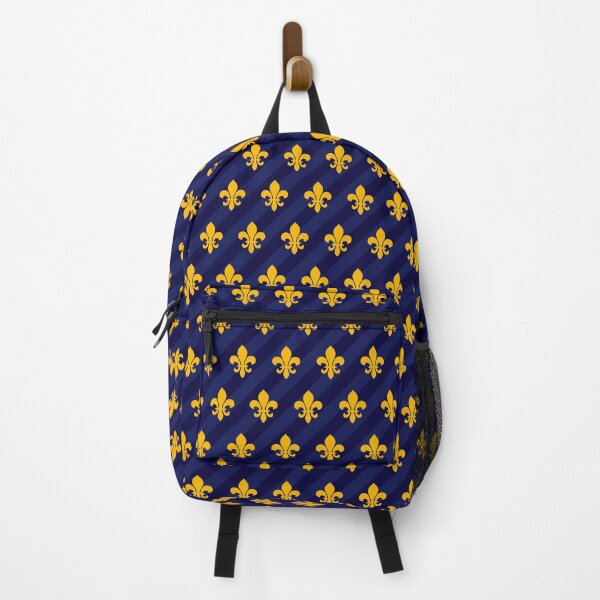 Item preview, Fleur de Lys gold blue larger designed and sold by lathspell.
