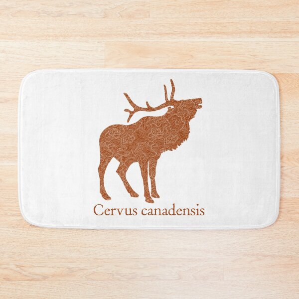 Item preview, Eloquent Bugling Elk with Topographical Texture designed and sold by Duncan Bullock.