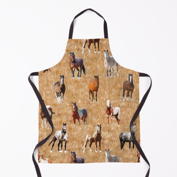 Item preview, Mustang Horses sketched designed and sold by AxeLeon Patterns.