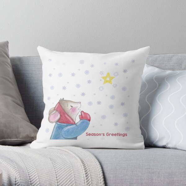 Wish Upon A Star Tom Mouse Throw Pillow