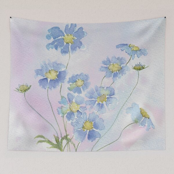 Item preview, Scabious - watercolour designed and sold by jayne gaze.