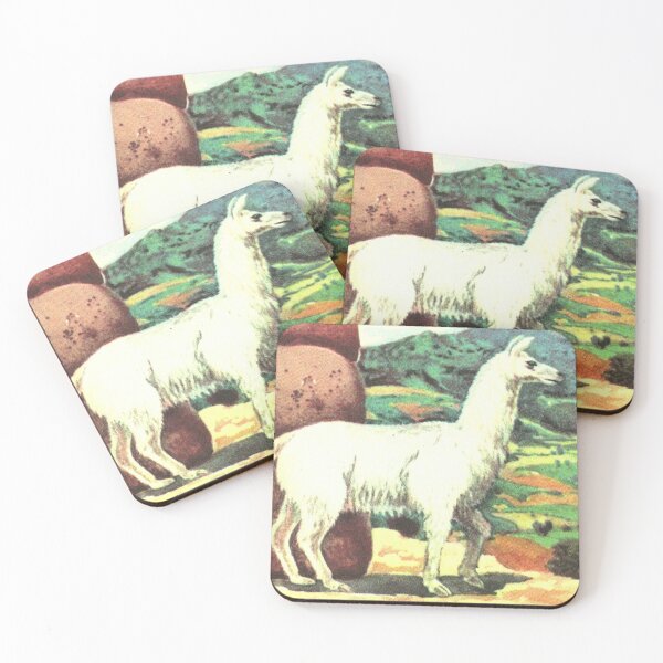 Item preview, Cute Llama - Vintage Retro Illustration designed and sold by elevens.
