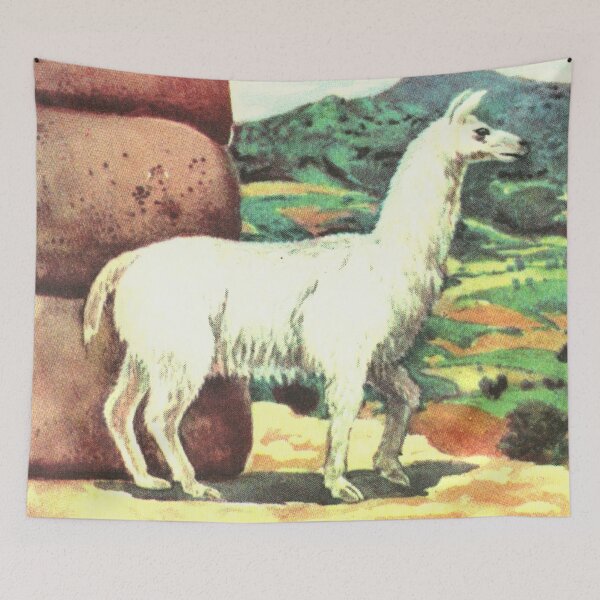 Item preview, Cute Llama - Vintage Retro Illustration designed and sold by elevens.