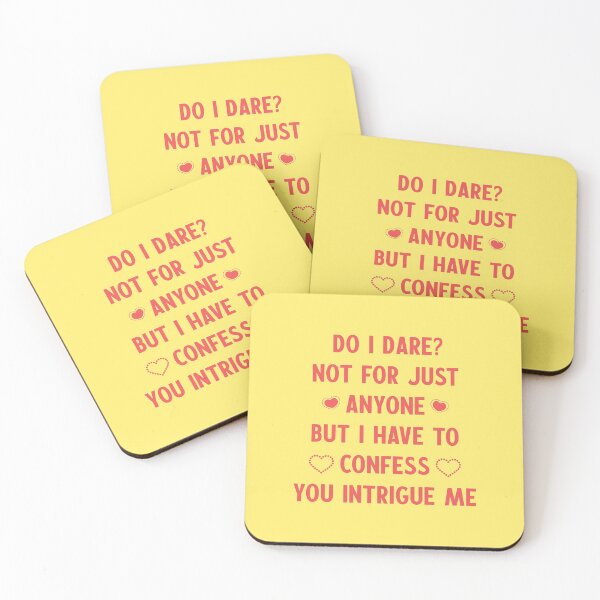 Item preview, Dash and Lily Do I dare? Not for just anyone but I have to confess You intrigue me , Netflix movie Quote designed and sold by Mindy Bubble.