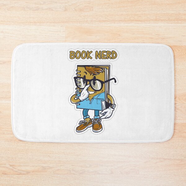 Item preview, Funny Book Nerd With Glasses designed and sold by Rott515.