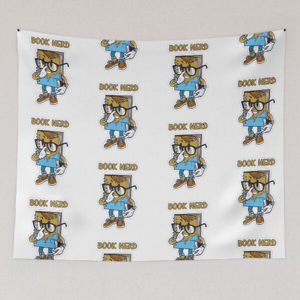 Item preview, Funny Book Nerd With Glasses designed and sold by Rott515.