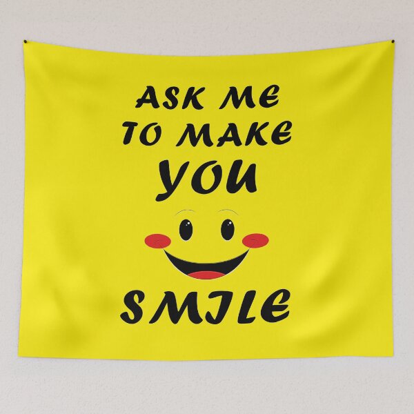 Item preview, Ask Me To Make You Smile designed and sold by Iconique Space.