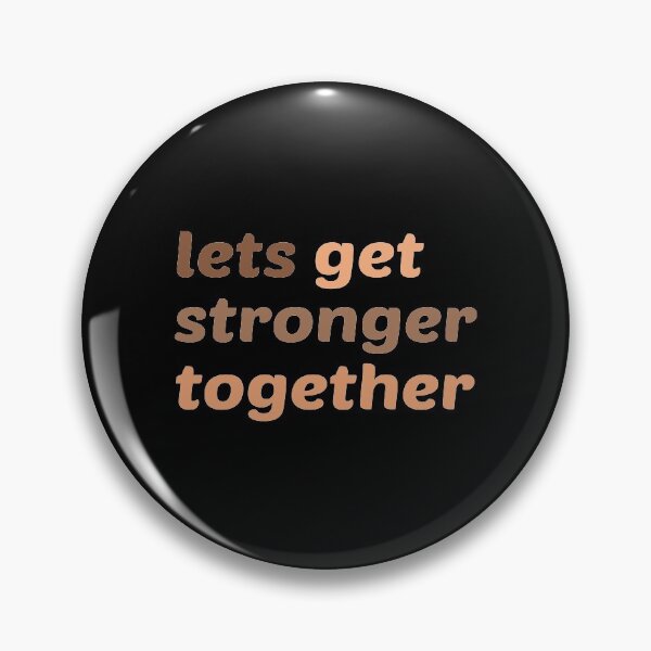 Item preview, Lets Get Stronger Together - Skin Tones designed and sold by kindxinn.